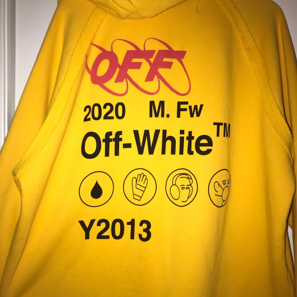 VNDS off white hoodie. 2019. With tags and receipt